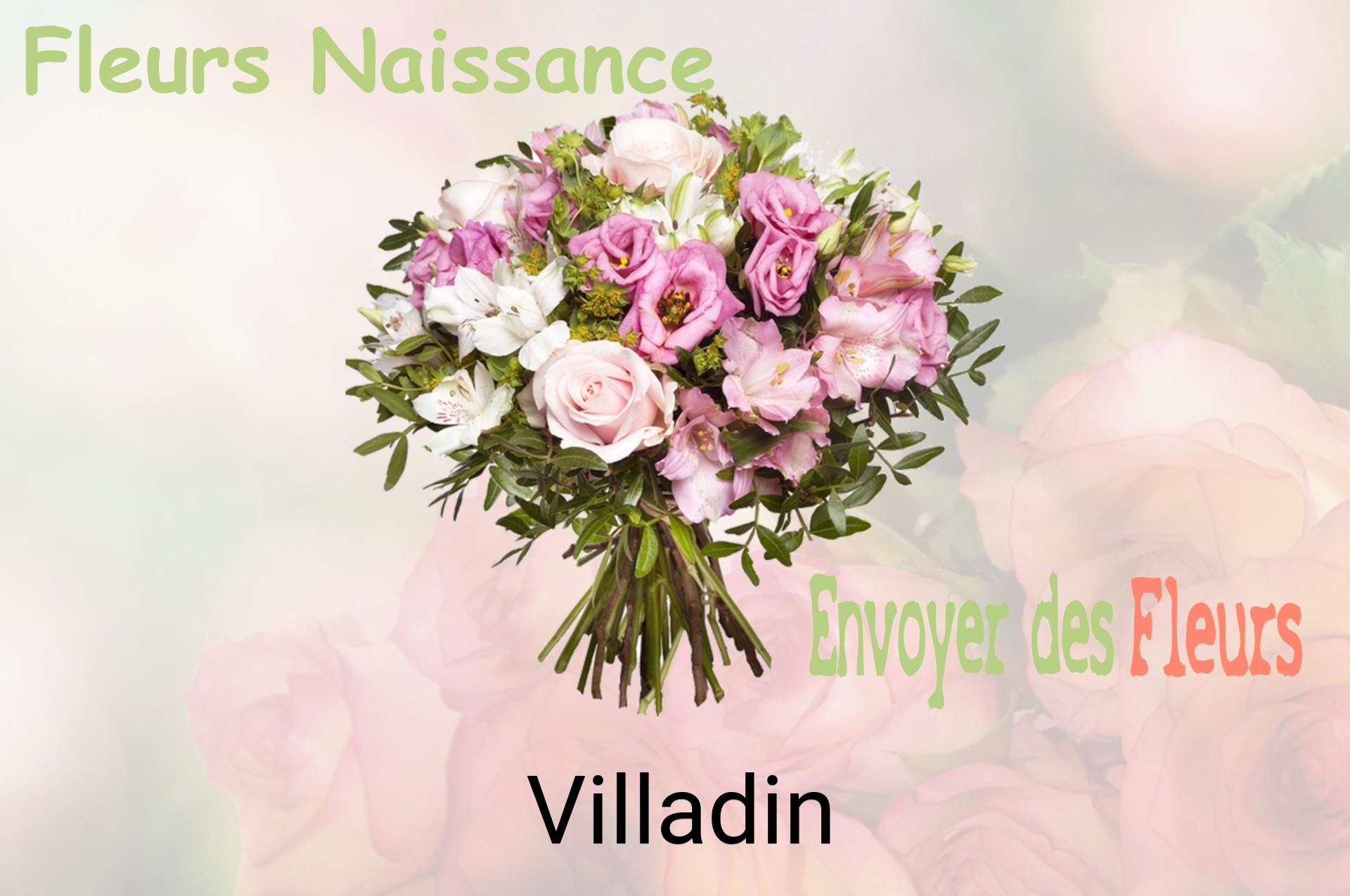 Bouquet de fleurs de naissance livré à Villadin